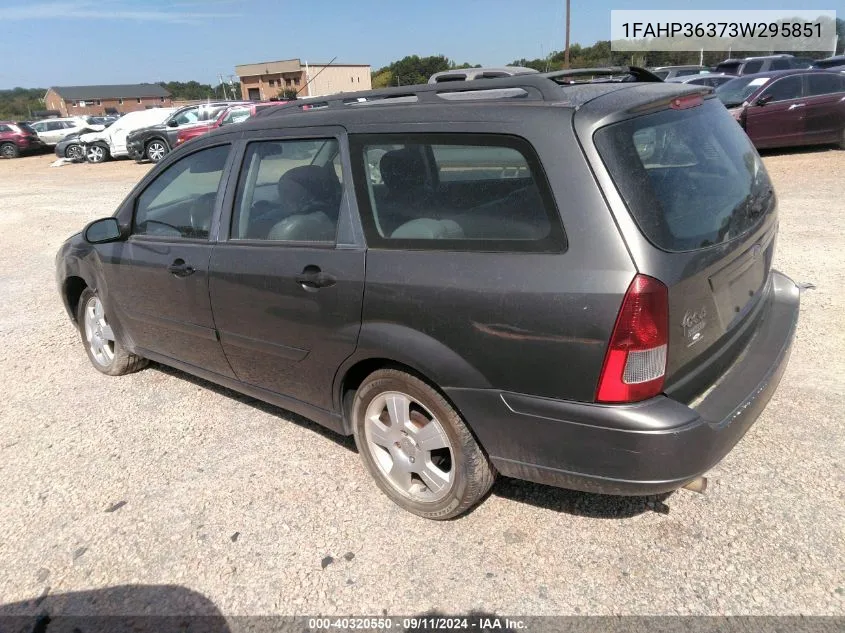 2003 Ford Focus Ztw/Se VIN: 1FAHP36373W295851 Lot: 40320550