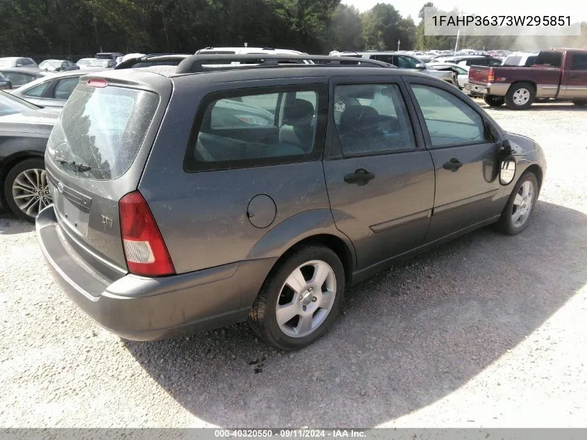 2003 Ford Focus Ztw/Se VIN: 1FAHP36373W295851 Lot: 40320550