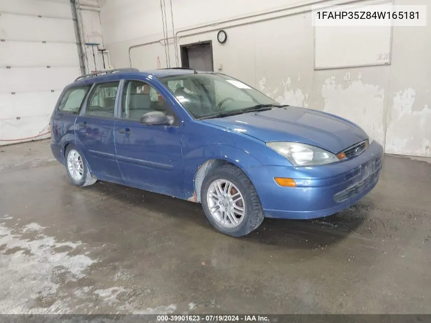 2004 Ford Focus Ztw VIN: 1FAHP35Z84W165181 Lot: 39901623