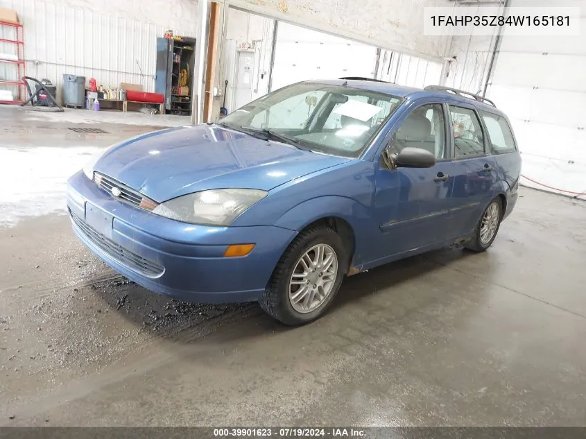 2004 Ford Focus Ztw VIN: 1FAHP35Z84W165181 Lot: 39901623