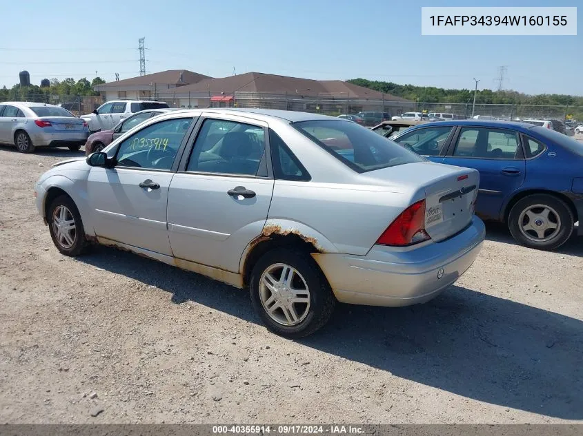 1FAFP34394W160155 2004 Ford Focus Se