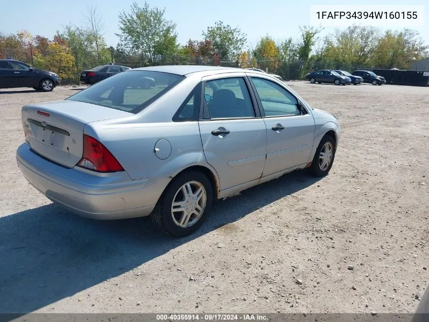 1FAFP34394W160155 2004 Ford Focus Se