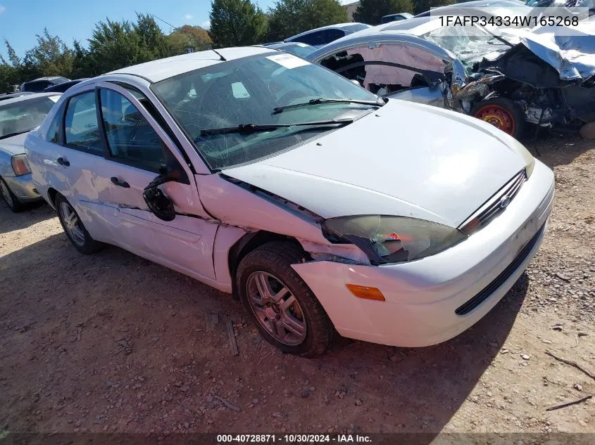 2004 Ford Focus Se VIN: 1FAFP34334W165268 Lot: 40728871