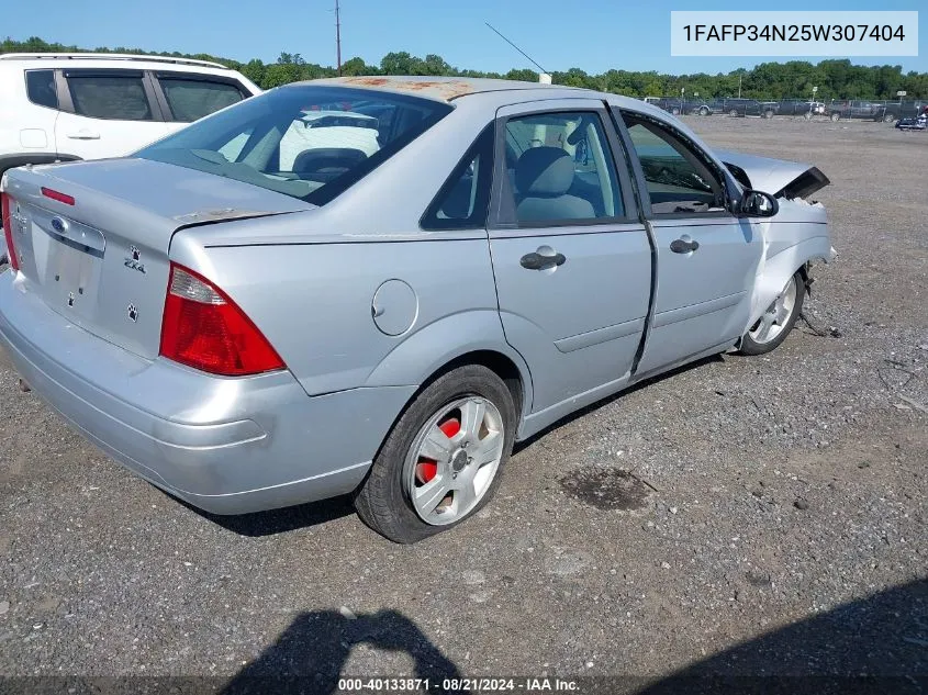 1FAFP34N25W307404 2005 Ford Focus Zx4