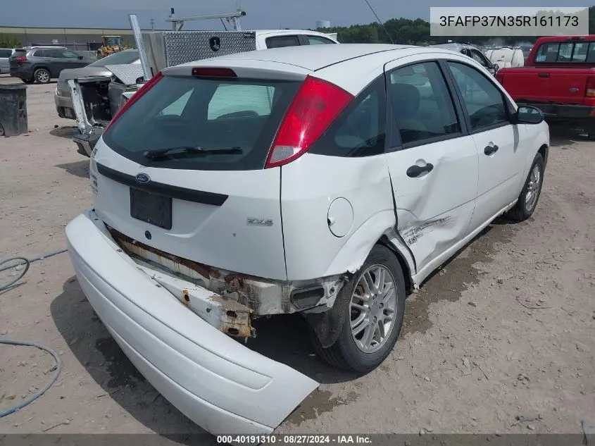 2005 Ford Focus Zx5 VIN: 3FAFP37N35R161173 Lot: 40191310