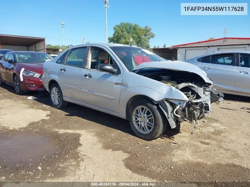 1FAFP34N55W117628 2005 Ford Focus Zx4