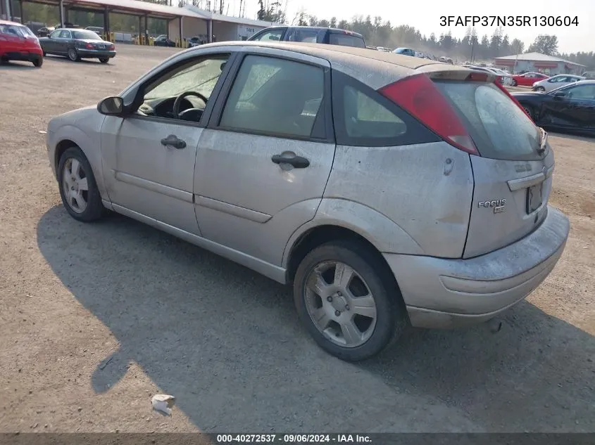 2005 Ford Focus Zx5 VIN: 3FAFP37N35R130604 Lot: 40272537