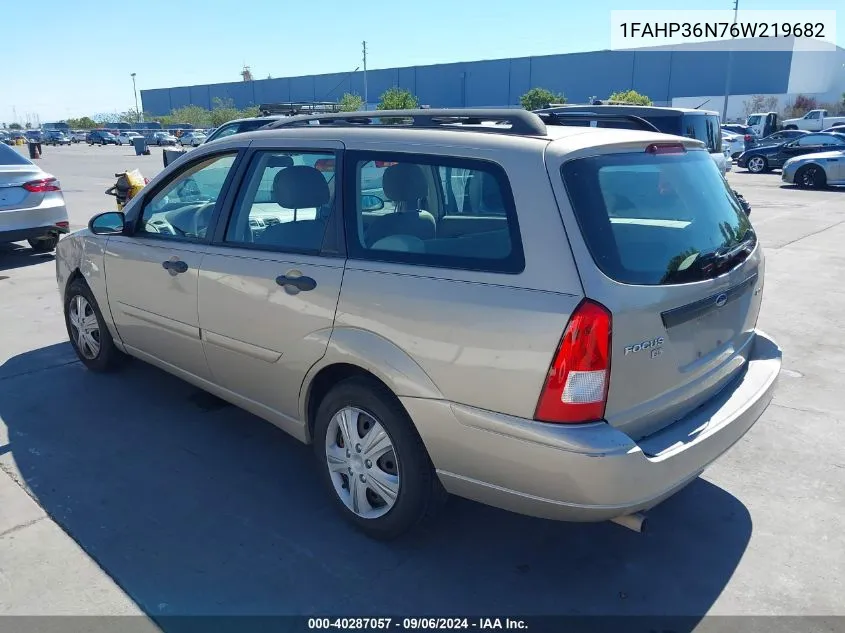 2006 Ford Focus Zxw VIN: 1FAHP36N76W219682 Lot: 40287057