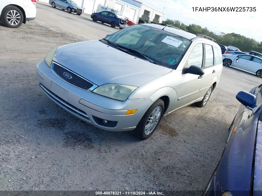 2006 Ford Focus Zxw VIN: 1FAHP36NX6W225735 Lot: 40878321