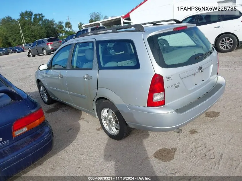 2006 Ford Focus Zxw VIN: 1FAHP36NX6W225735 Lot: 40878321