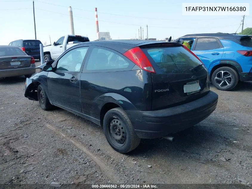 2007 Ford Focus S/Se/Ses VIN: 1FAFP31NX7W166380 Lot: 39666562