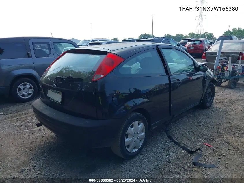 2007 Ford Focus S/Se/Ses VIN: 1FAFP31NX7W166380 Lot: 39666562