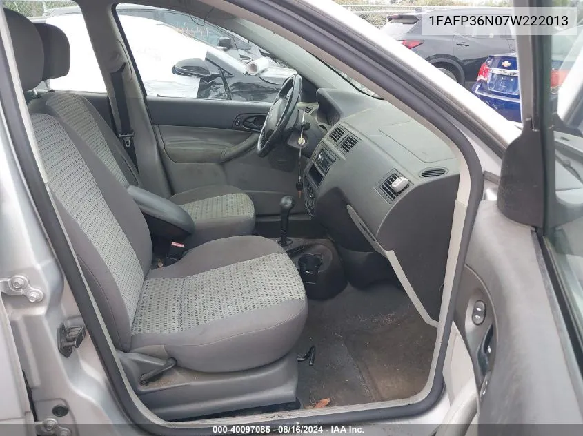 1FAFP36N07W222013 2007 Ford Focus Se/Ses