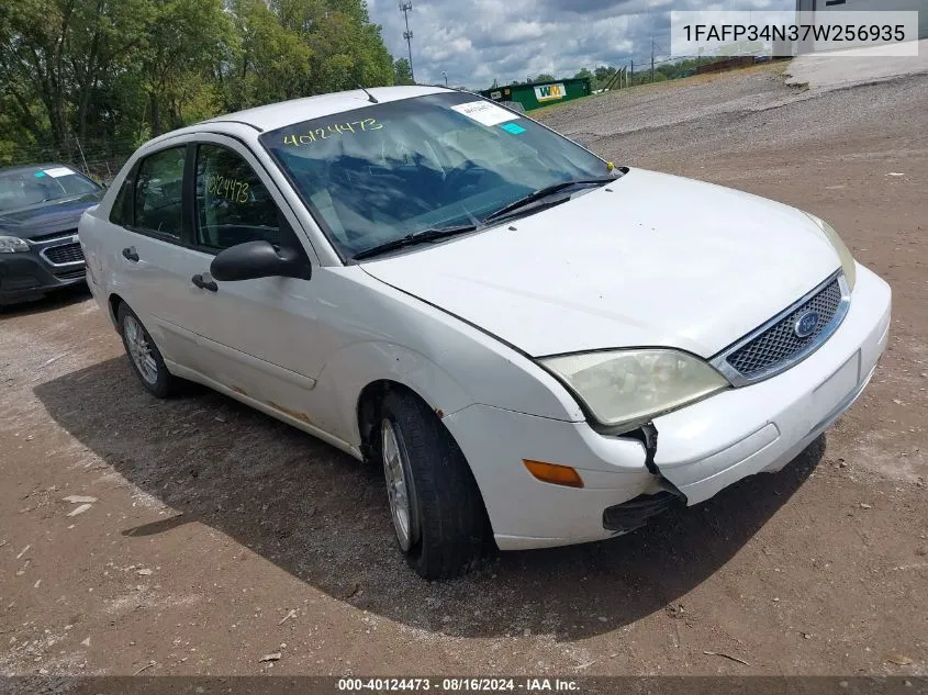 2007 Ford Focus S/Se/Ses VIN: 1FAFP34N37W256935 Lot: 40124473