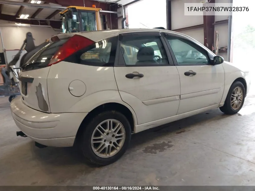 2007 Ford Focus S/Se/Ses VIN: 1FAHP37N87W328376 Lot: 40130164