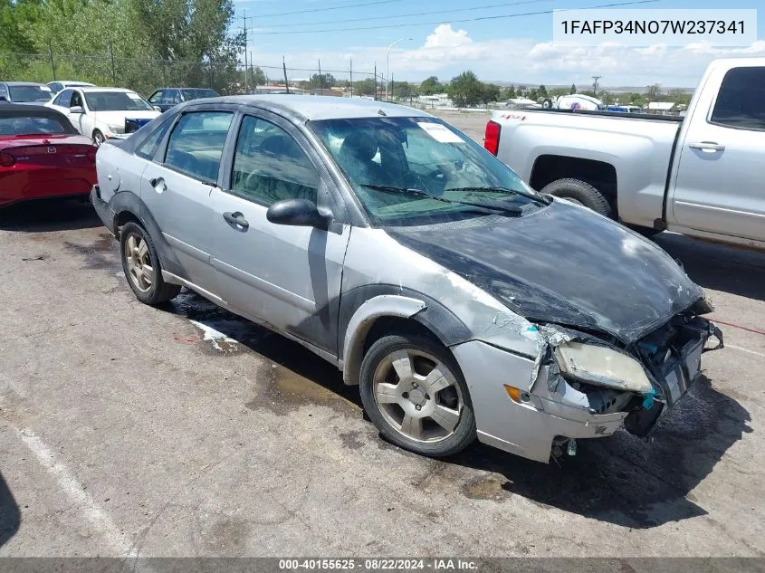 1FAFP34NO7W237341 2007 Ford Focus S/Se/Ses