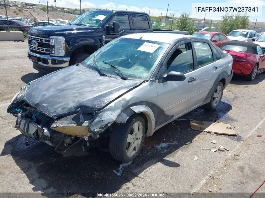 2007 Ford Focus S/Se/Ses VIN: 1FAFP34NO7W237341 Lot: 40155625