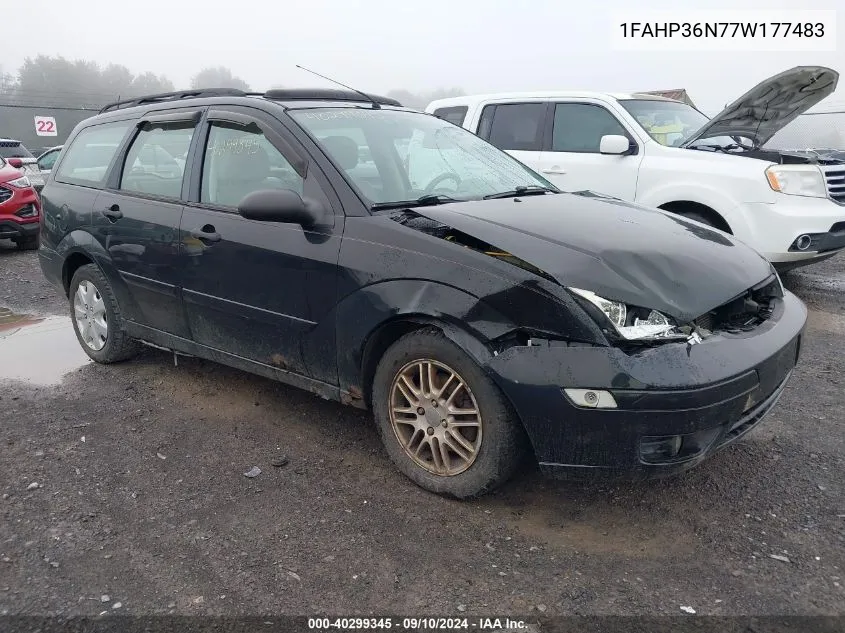 2007 Ford Focus Zxw/S/Se/Ses VIN: 1FAHP36N77W177483 Lot: 40299345