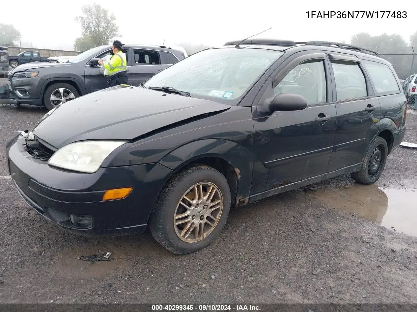 2007 Ford Focus Zxw/S/Se/Ses VIN: 1FAHP36N77W177483 Lot: 40299345