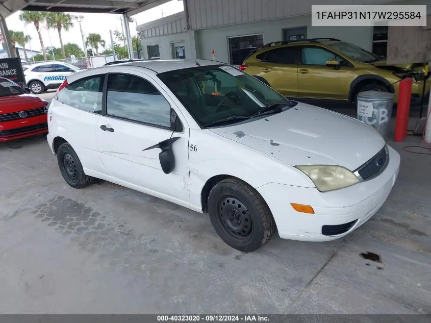 2007 Ford Focus S/Se/Ses VIN: 1FAHP31N17W295584 Lot: 40323020