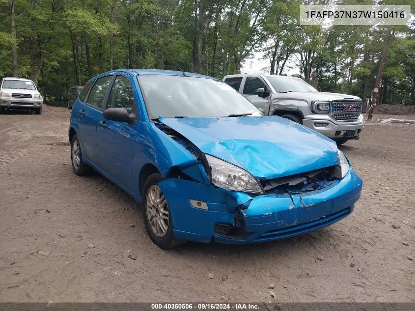 1FAFP37N37W150416 2007 Ford Focus S/Se/Ses