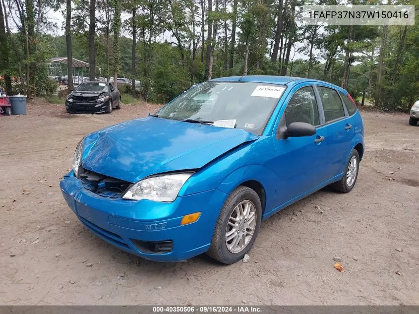 1FAFP37N37W150416 2007 Ford Focus S/Se/Ses