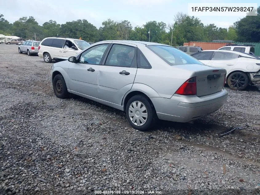 1FAFP34N57W298247 2007 Ford Focus S/Se/Ses