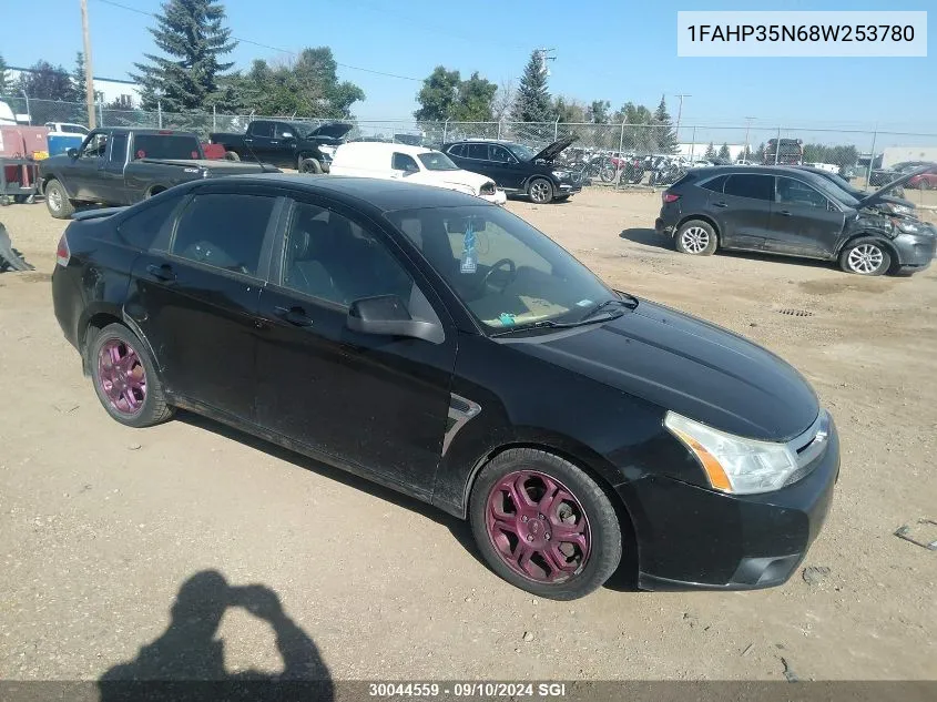 2008 Ford Focus Se/Sel/Ses VIN: 1FAHP35N68W253780 Lot: 30044559