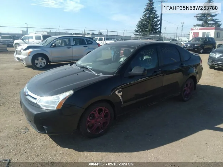 1FAHP35N68W253780 2008 Ford Focus Se/Sel/Ses