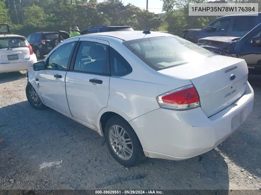 1FAHP35N78W176384 2008 Ford Focus Se/Ses