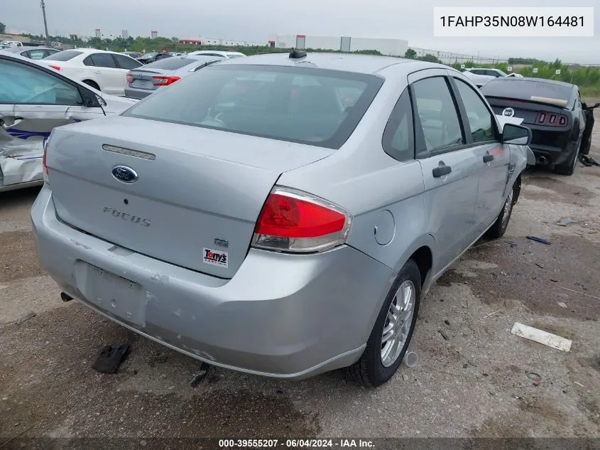 1FAHP35N08W164481 2008 Ford Focus Se/Ses