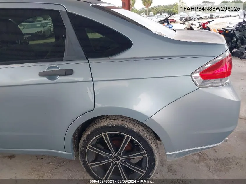 1FAHP34N88W298026 2008 Ford Focus S