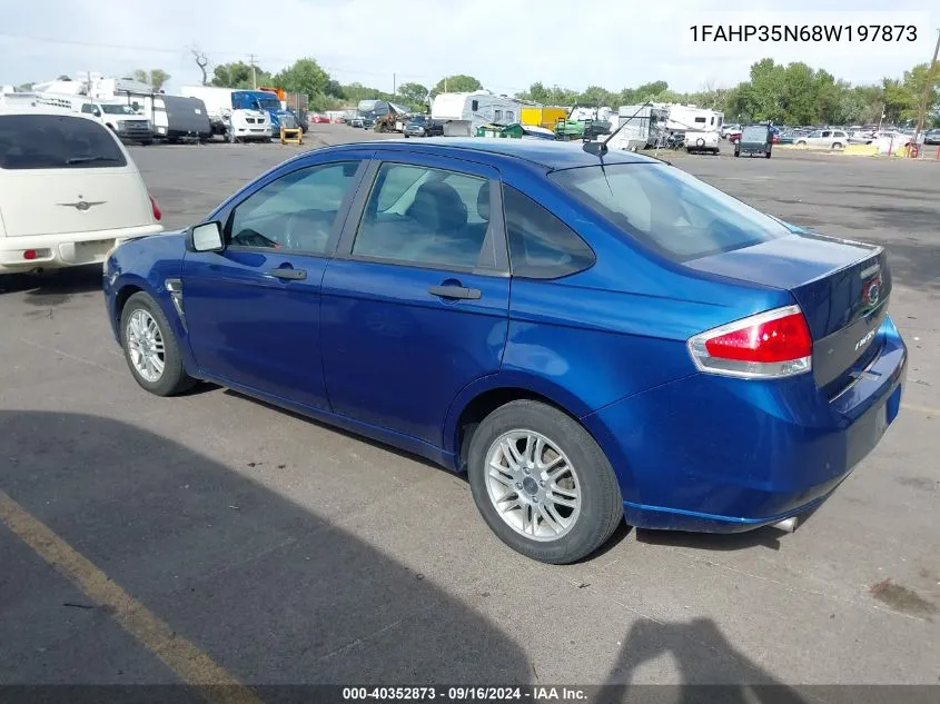 1FAHP35N68W197873 2008 Ford Focus Se/Ses