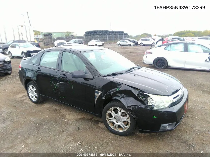 1FAHP35N48W178299 2008 Ford Focus Se/Sel/Ses