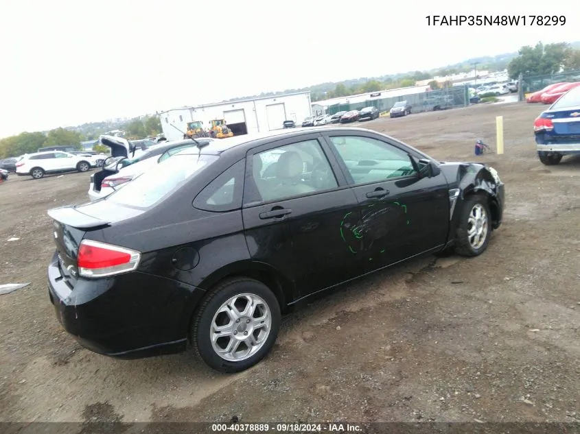 1FAHP35N48W178299 2008 Ford Focus Se/Sel/Ses