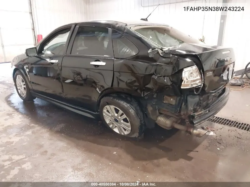 1FAHP35N38W243224 2008 Ford Focus Se/Ses