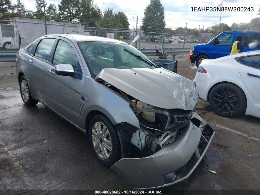 2008 Ford Focus Se/Ses VIN: 1FAHP35N88W300243 Lot: 40628682