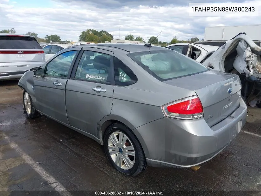 1FAHP35N88W300243 2008 Ford Focus Se/Ses