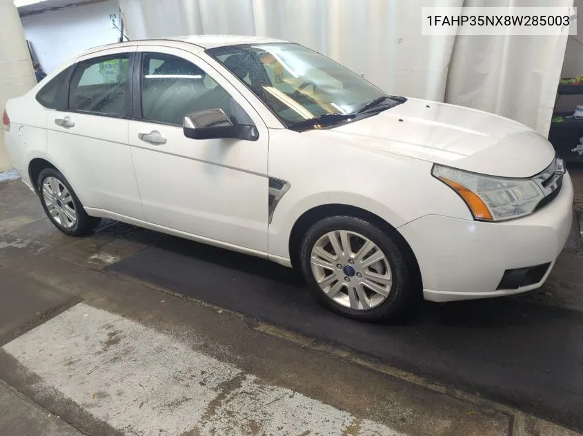 2008 Ford Focus Se/Ses VIN: 1FAHP35NX8W285003 Lot: 40743496