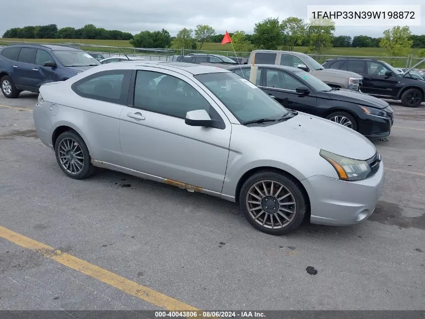 2009 Ford Focus Ses VIN: 1FAHP33N39W198872 Lot: 40043806