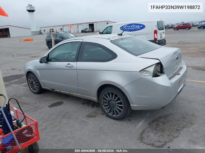 2009 Ford Focus Ses VIN: 1FAHP33N39W198872 Lot: 40043806