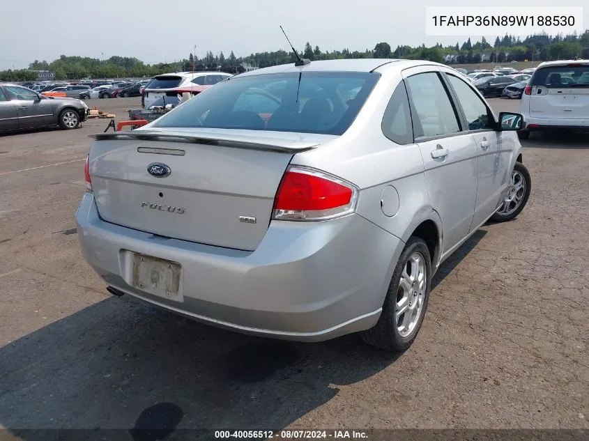 1FAHP36N89W188530 2009 Ford Focus Ses