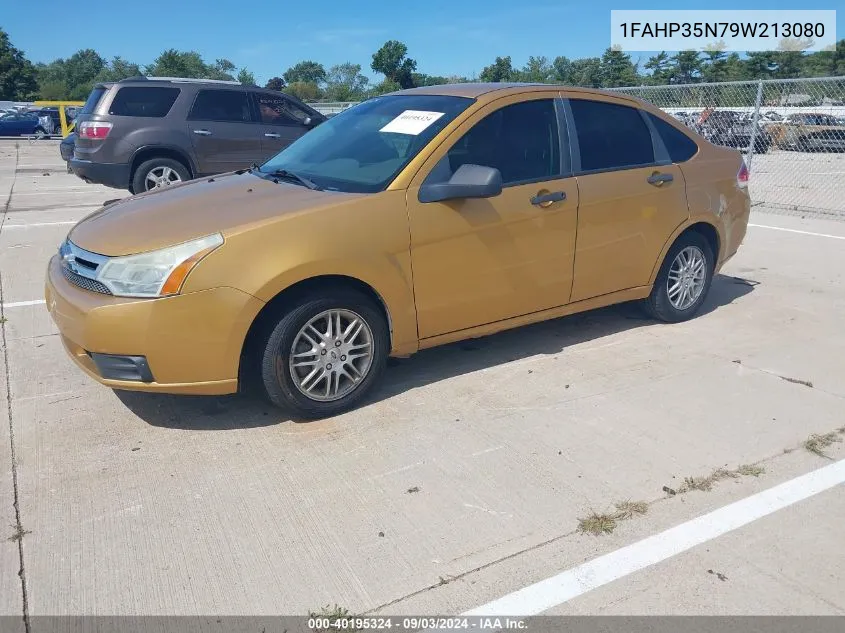 2009 Ford Focus Se VIN: 1FAHP35N79W213080 Lot: 40195324