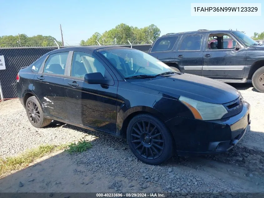 2009 Ford Focus Ses VIN: 1FAHP36N99W123329 Lot: 40233696