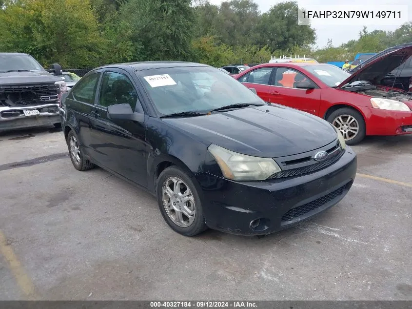 2009 Ford Focus Se VIN: 1FAHP32N79W149711 Lot: 40327184