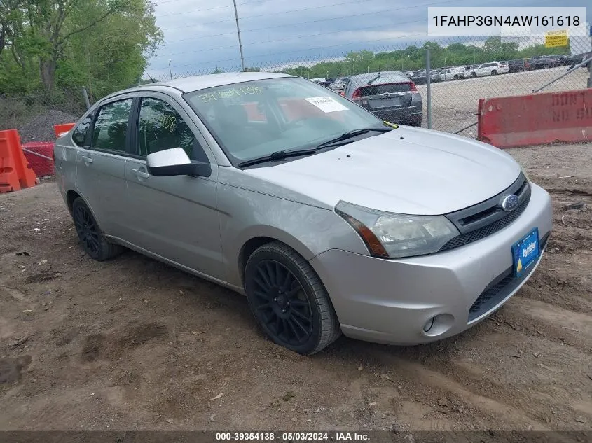 2010 Ford Focus Ses VIN: 1FAHP3GN4AW161618 Lot: 39354138