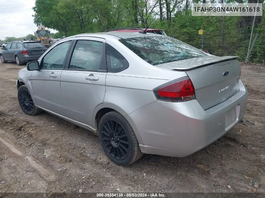 2010 Ford Focus Ses VIN: 1FAHP3GN4AW161618 Lot: 39354138