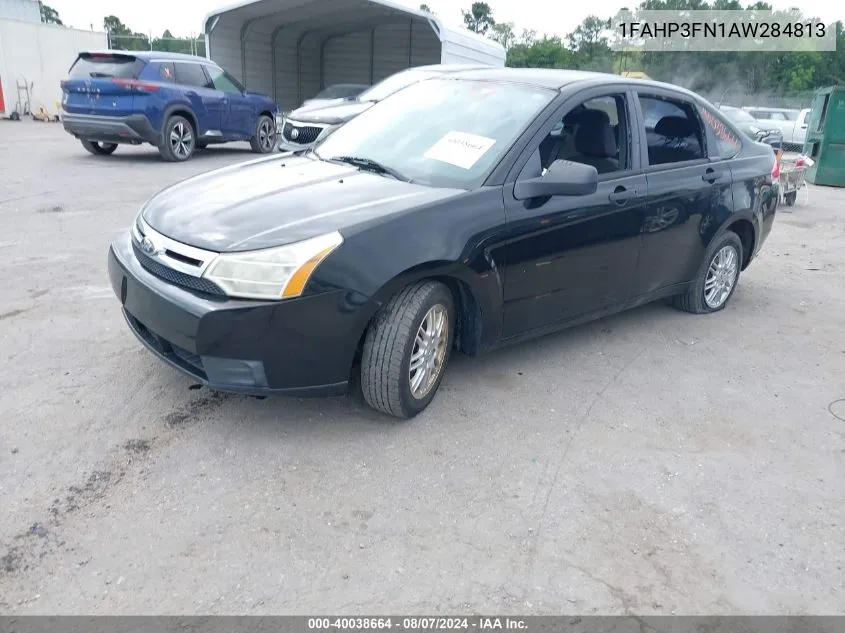 1FAHP3FN1AW284813 2010 Ford Focus Se