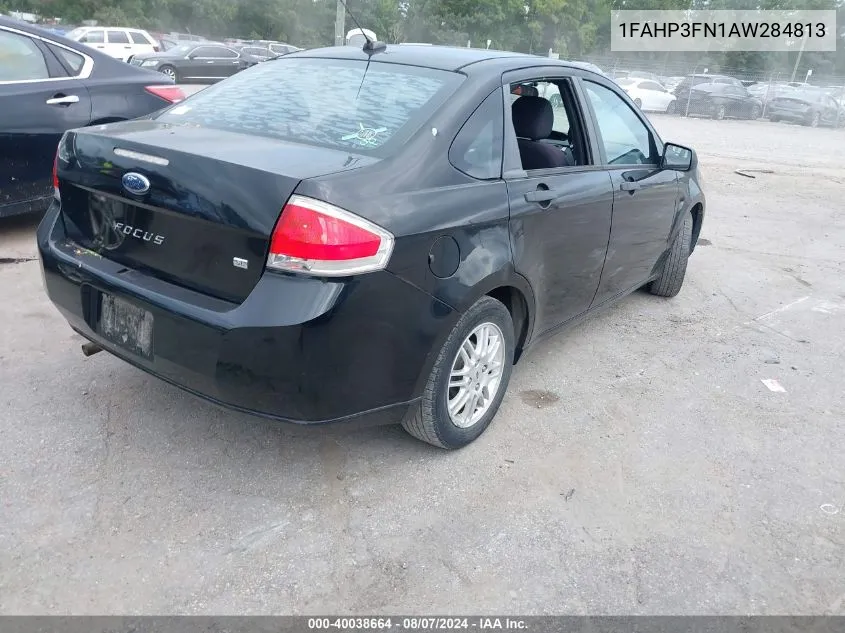 1FAHP3FN1AW284813 2010 Ford Focus Se