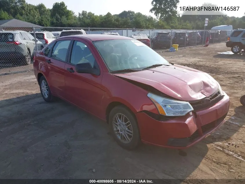 1FAHP3FN8AW146587 2010 Ford Focus Se